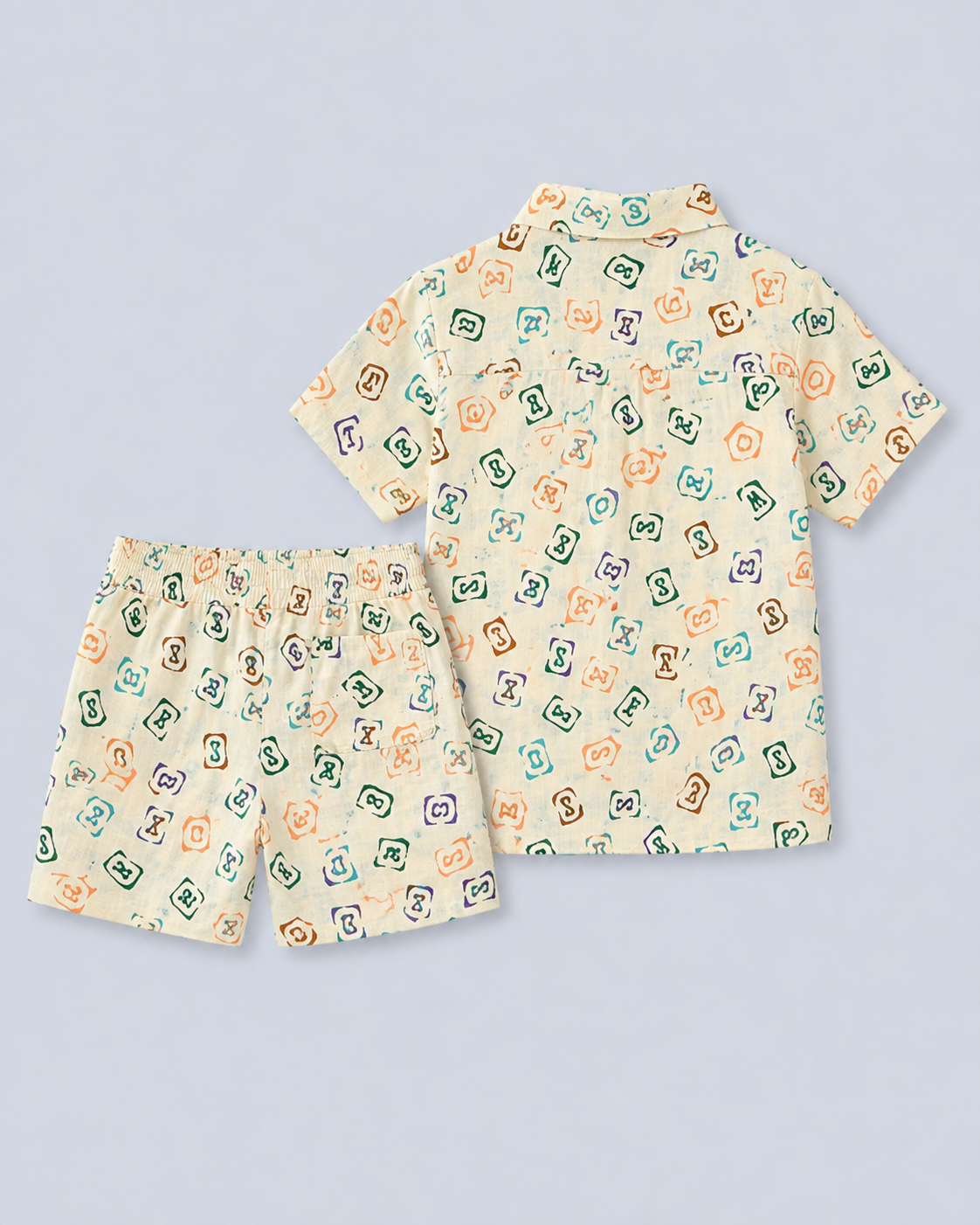 Alphabet Splash Summer Co-ord Set - CTM/COD/2197