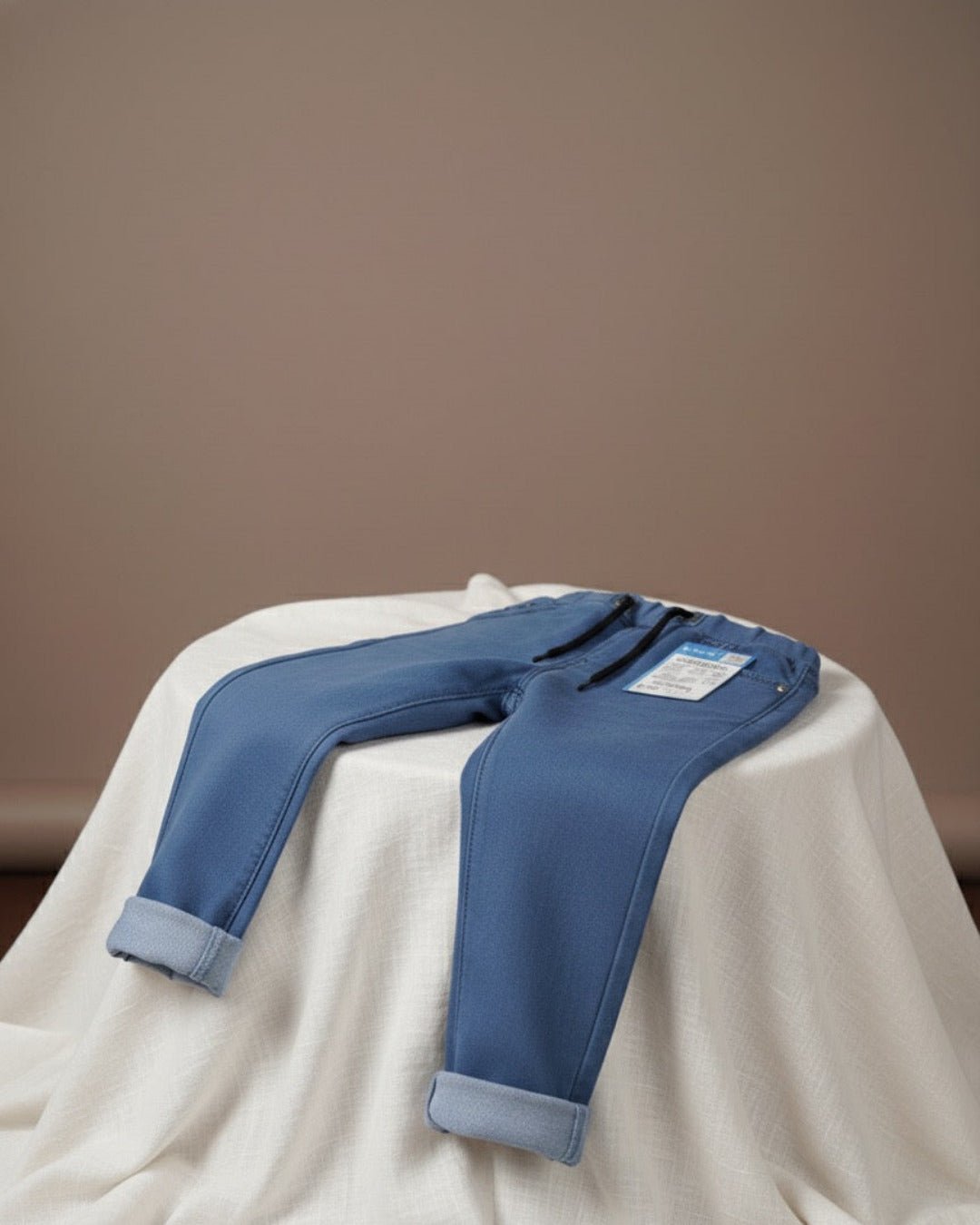 Super-stretch SoftGrip Relax Fit Unisex Denim Pants - Ice Blue