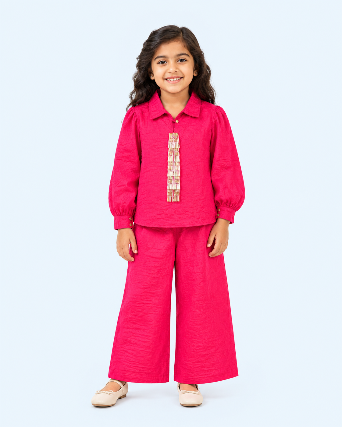 Girls full pant co-ord set Tulip r114