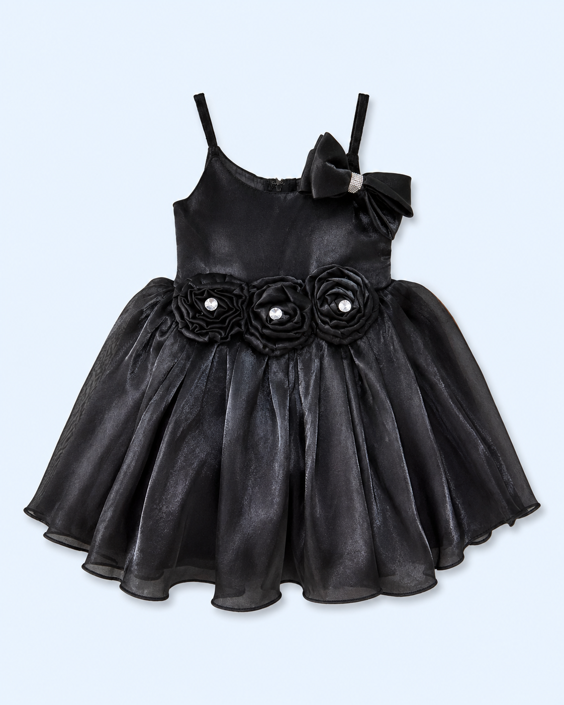 Midnight Rose Girls Party Dress