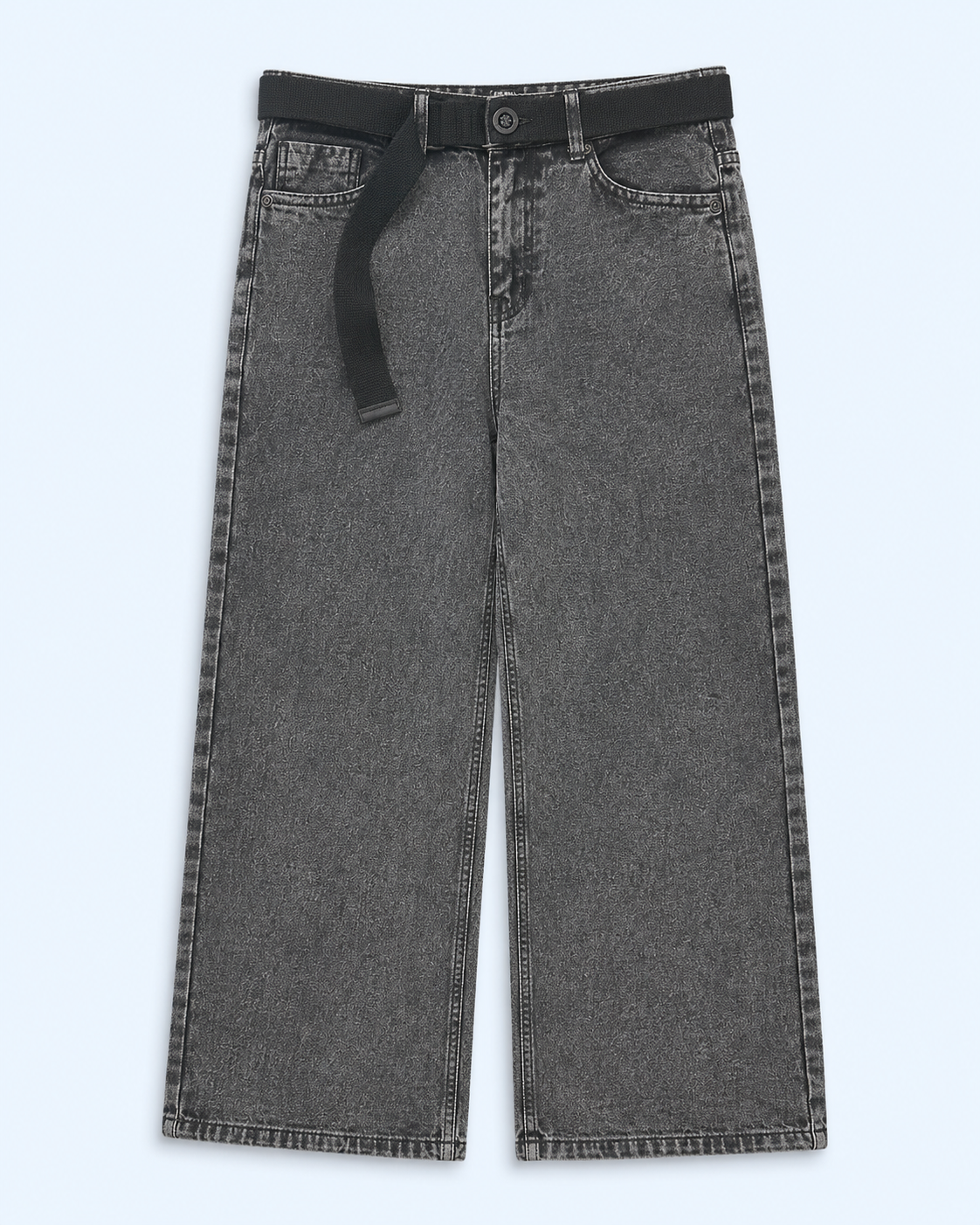 Boys Baggy Jeans - Black Kick-4702