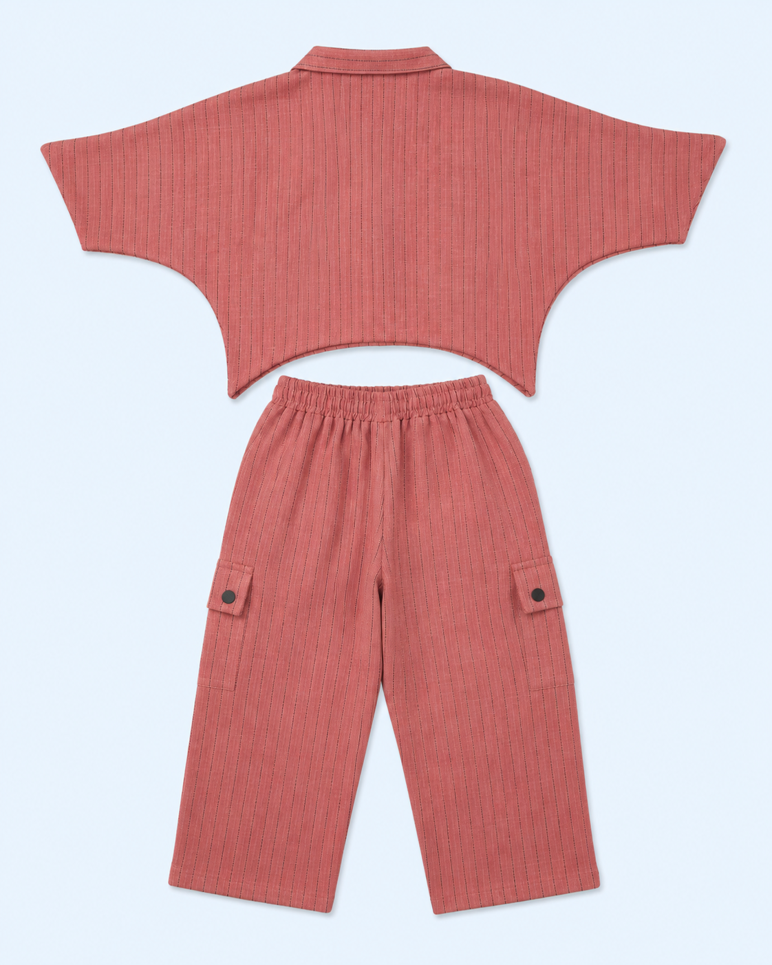 Rosewood Queen Batwing Cargo Co-ord Set