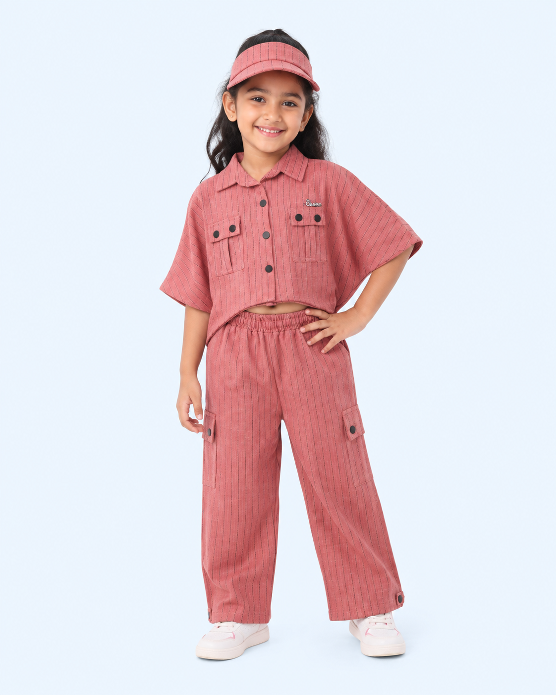 Rosewood Queen Batwing Cargo Co-ord Set