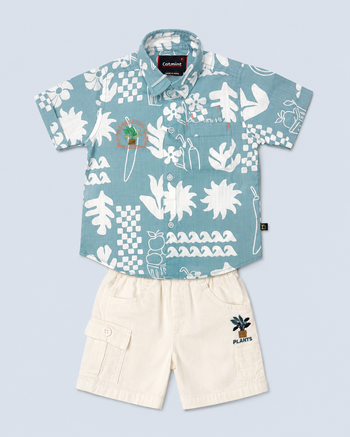 Tropical Breeze Boys Cargo Co-ord Set