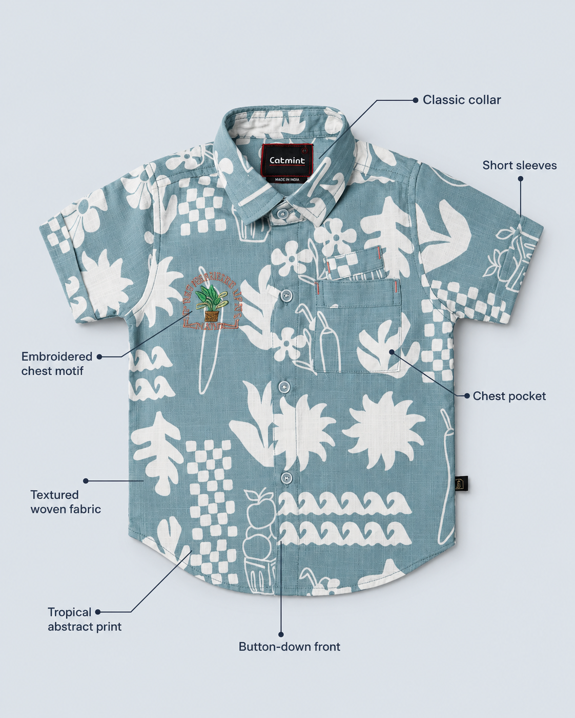 Tropical Breeze Boys Cargo Co-ord Set