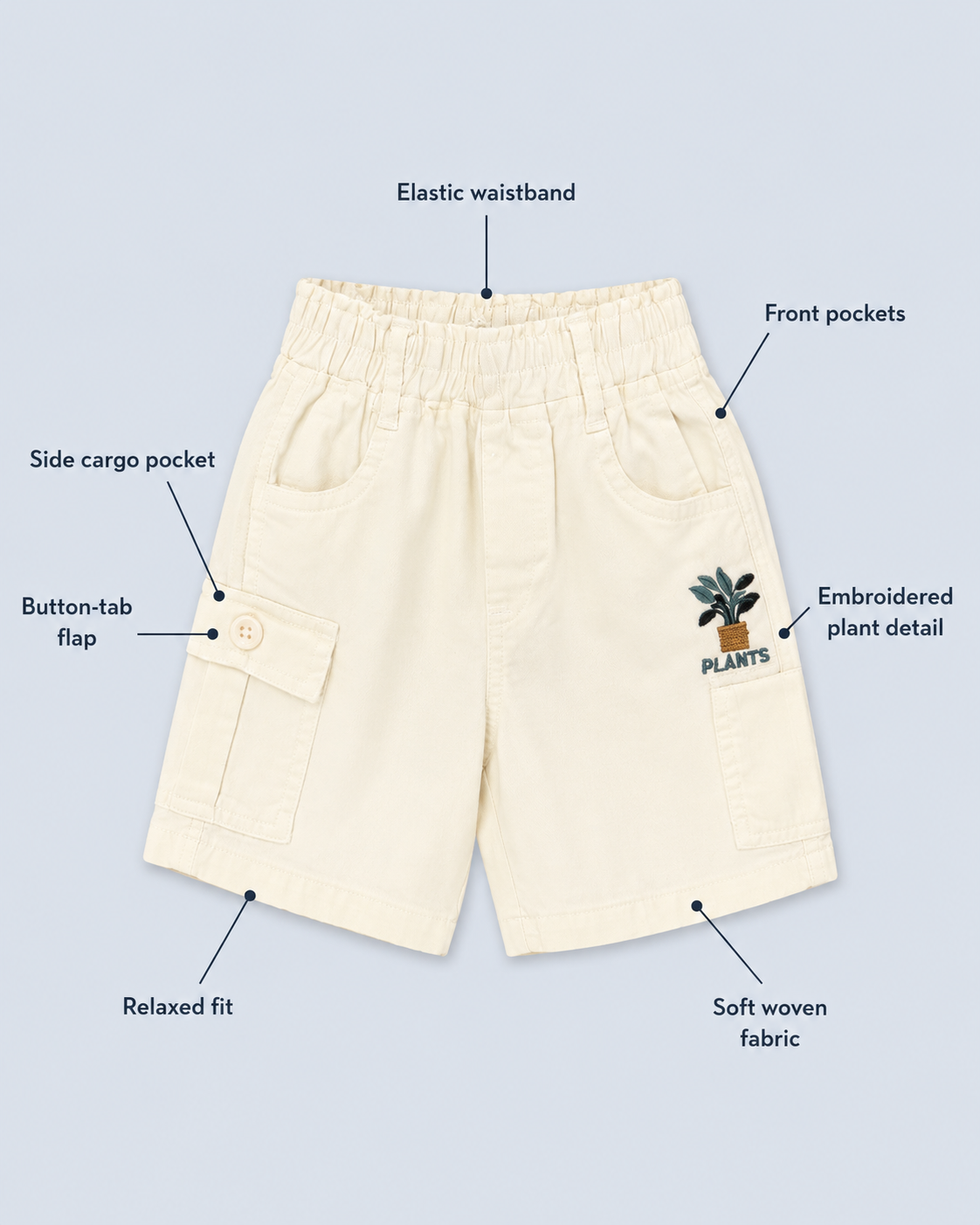 Tropical Breeze Boys Cargo Co-ord Set