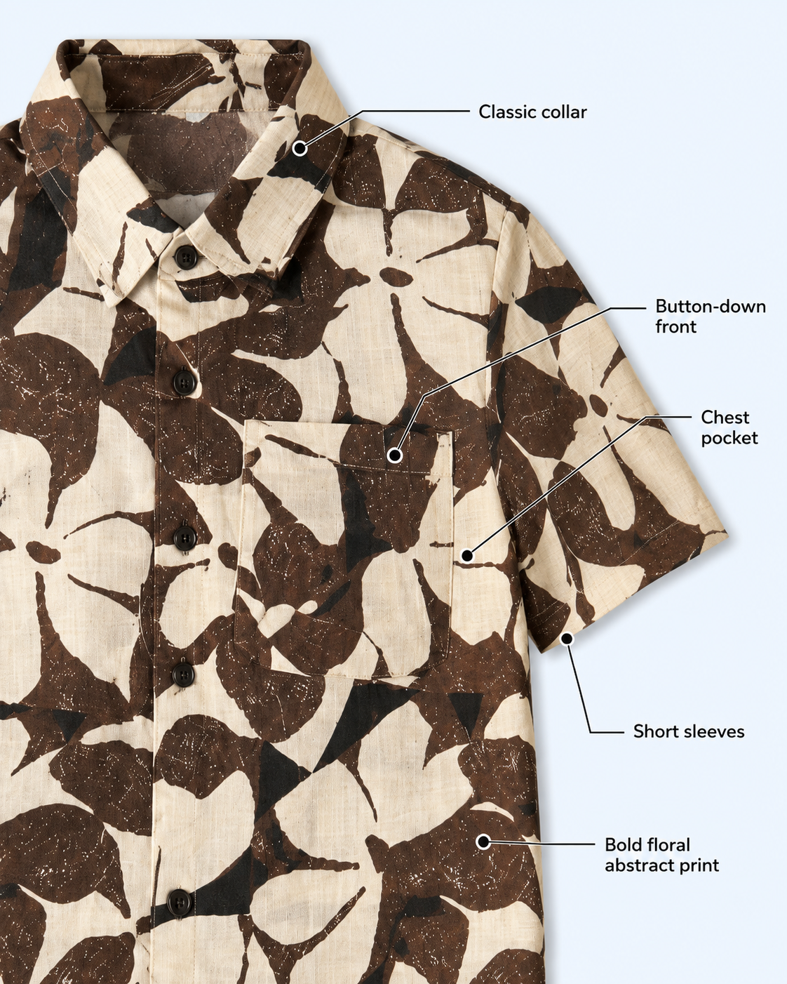 Mocha Bloom Boys Cargo Co-ord Set