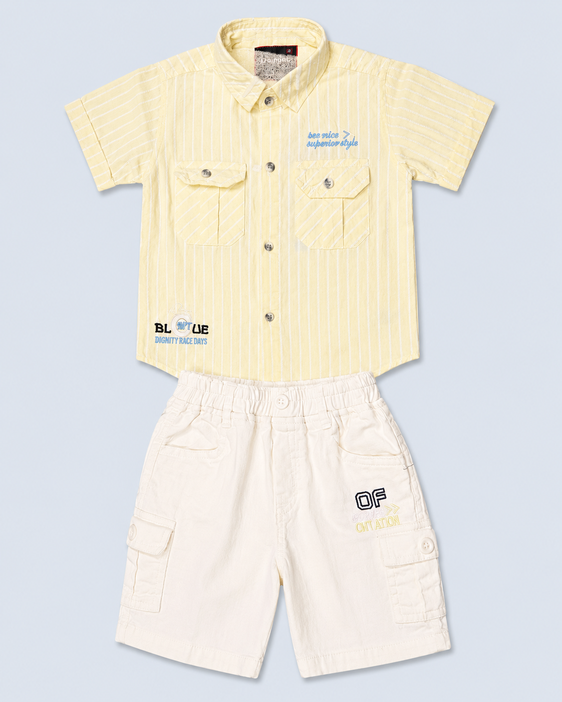 Sunbeam Stripe Boys Cargo Co-ord Set - CTM/2406
