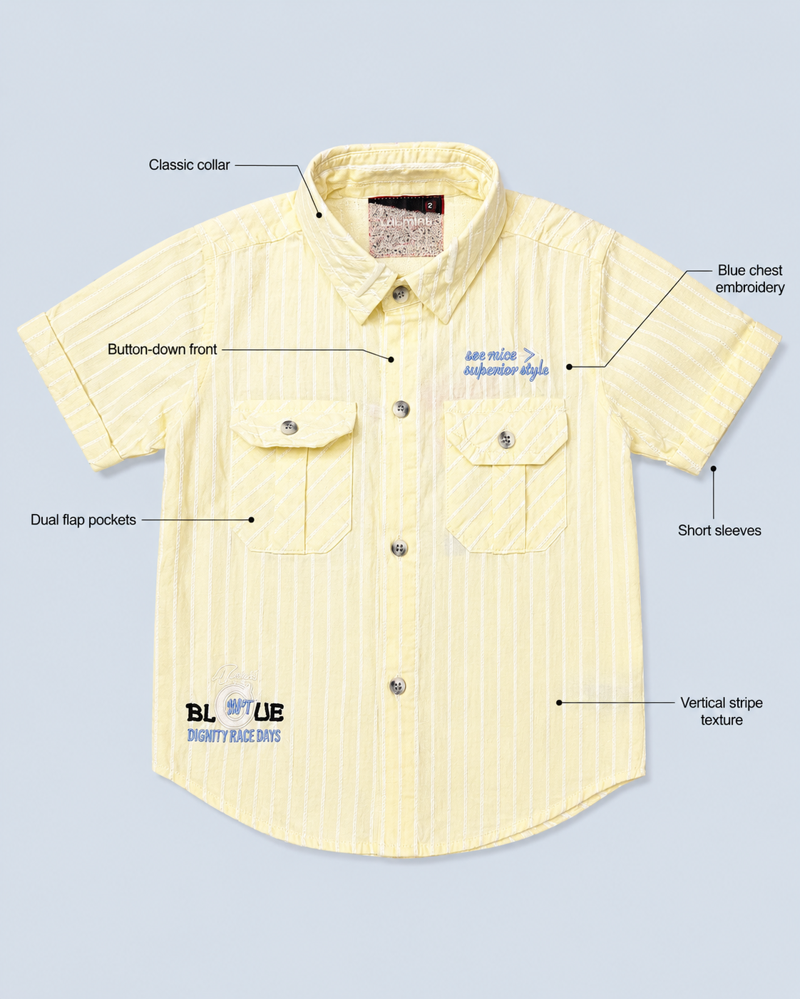 Sunbeam Stripe Boys Cargo Co-ord Set - CTM/2406