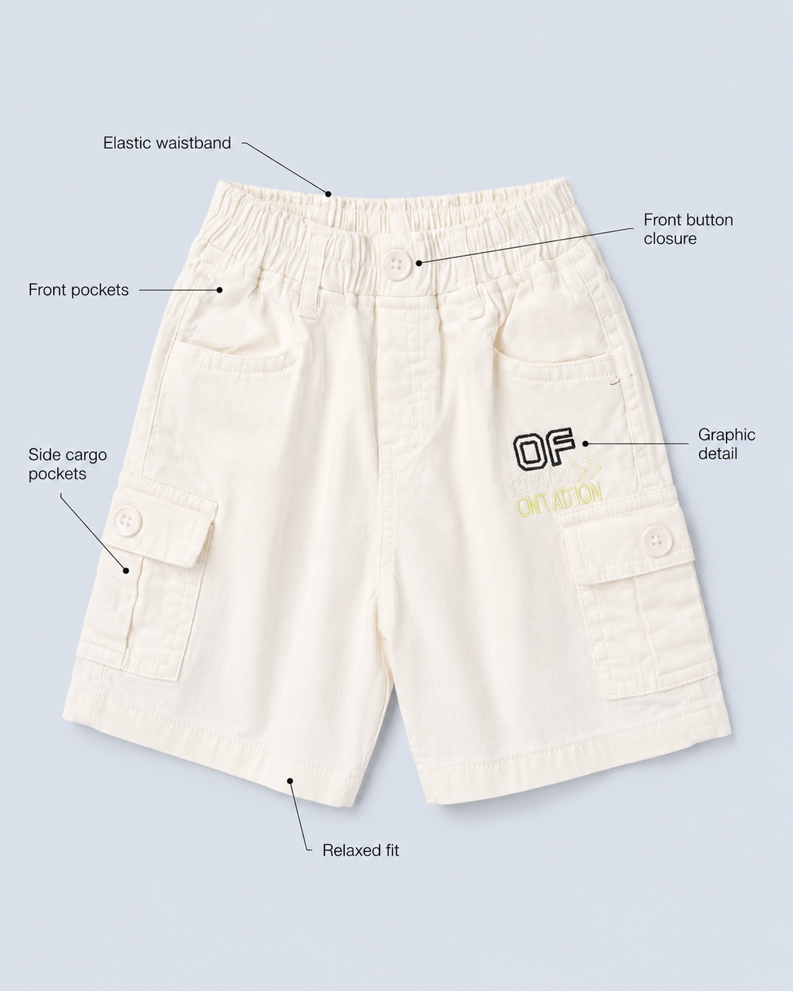 Sunbeam Stripe Boys Cargo Co-ord Set - CTM/2406