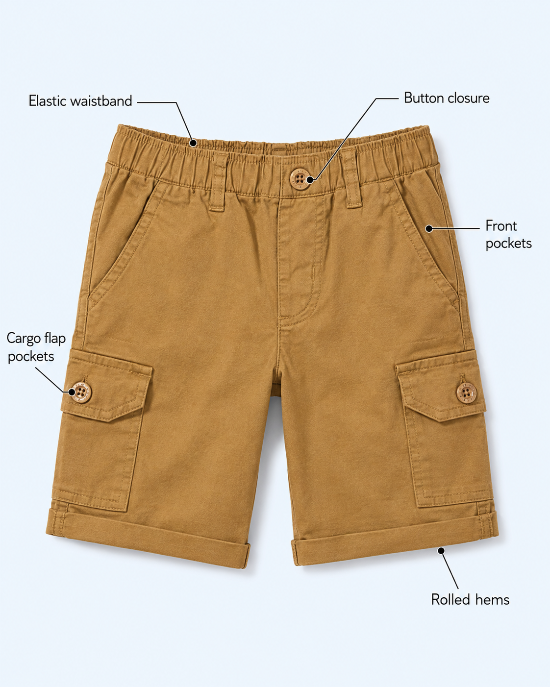 Teddy Check Boys Cargo Co-ord Set - CTM/2247