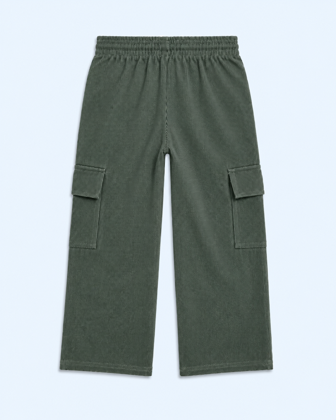 Urban Flex Ribbed Cargo Pants for Kids - CHK-DVN
