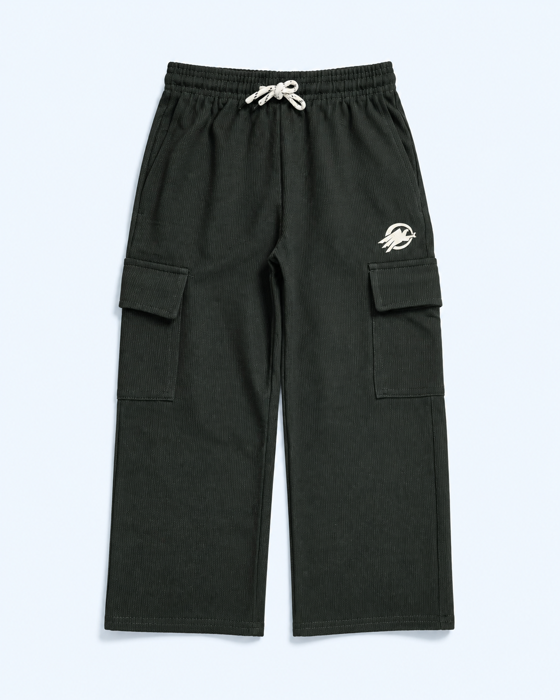 Urban Flex Ribbed Cargo Pants for Kids - CHK-DVN