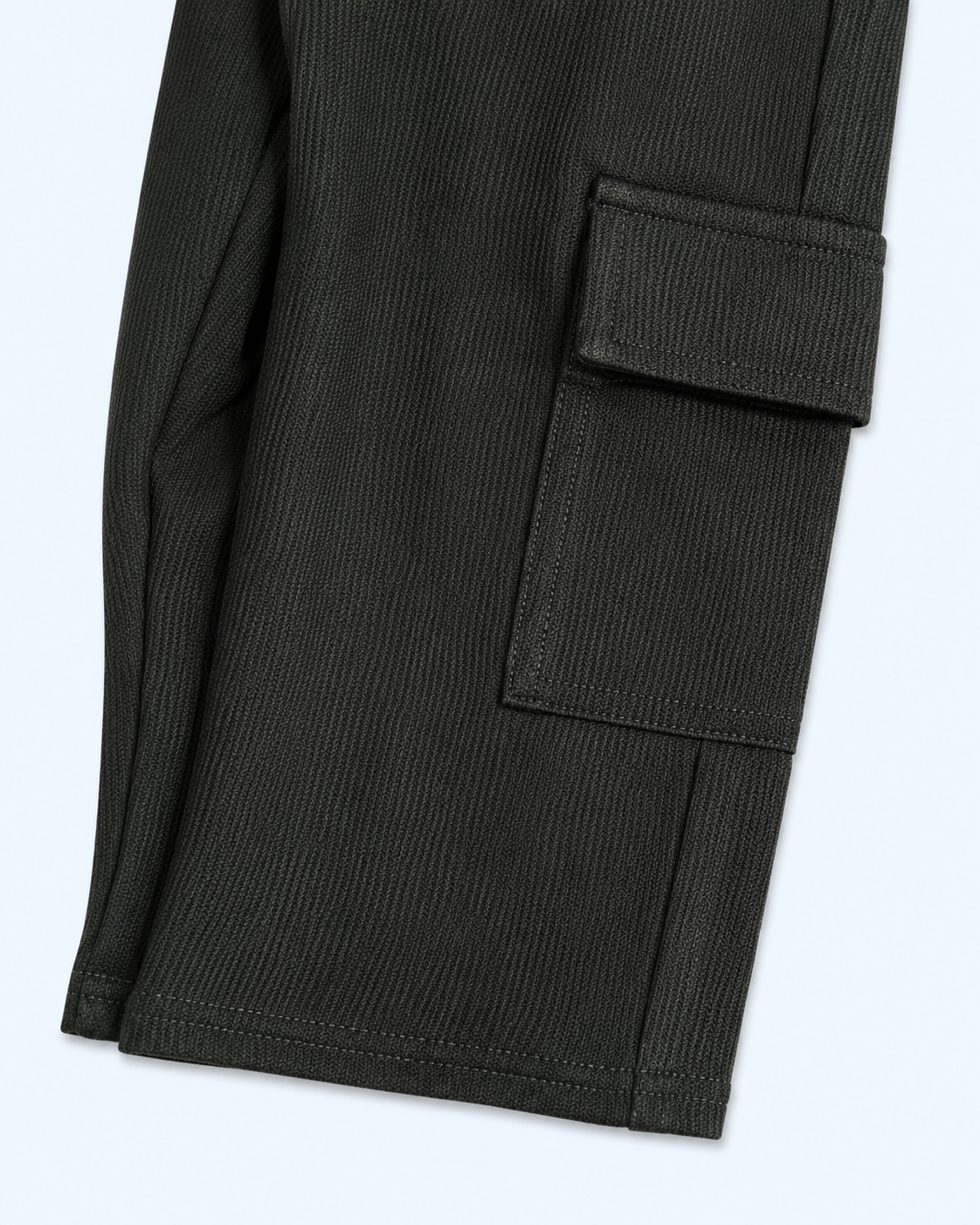 Urban Flex Ribbed Cargo Pants for Kids - CHK-DVN