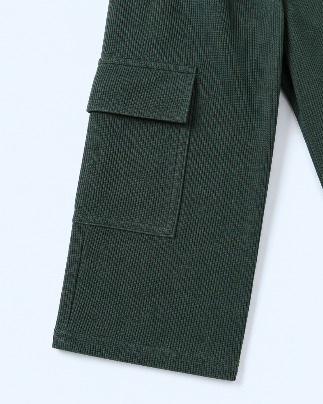 Urban Flex Ribbed Cargo Pants for Kids - CHK-DVN