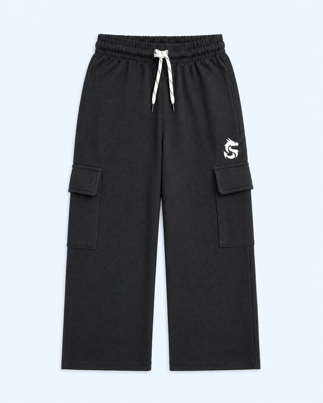 Urban Flex Ribbed Cargo Pants for Kids - CHK-DVN