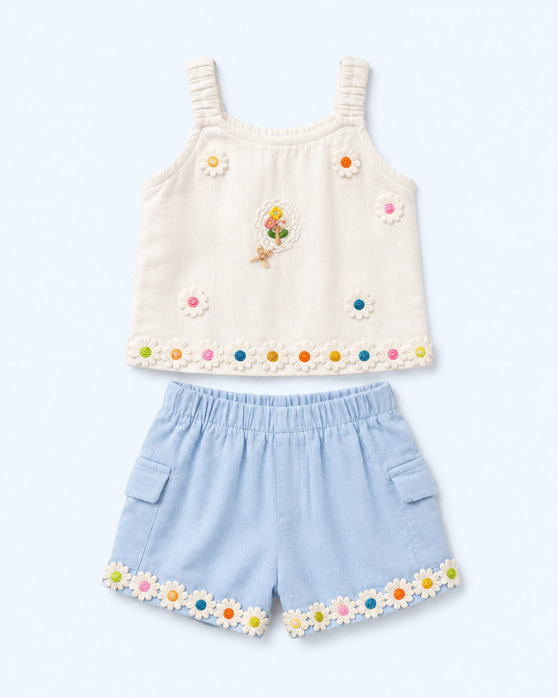 Wavy Daisy Breeze Co-ord Set
