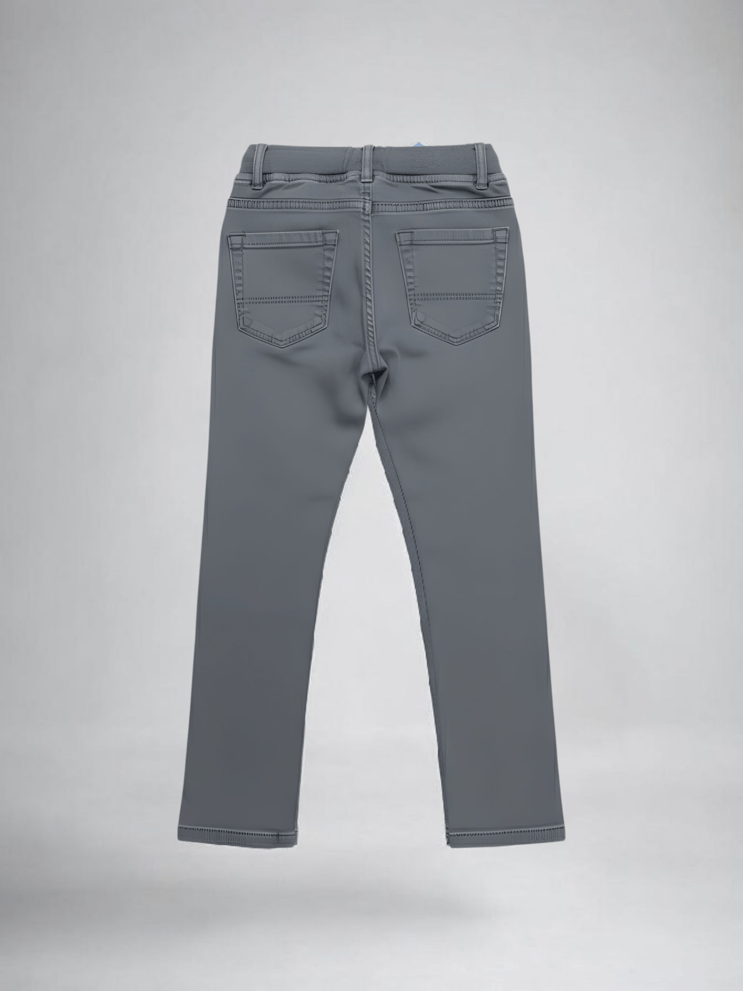 Super-stretch SoftGrip Relax Fit Unisex Denim Pants - Grey