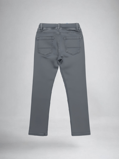 Super-stretch SoftGrip Relax Fit Unisex Denim Pants - Grey